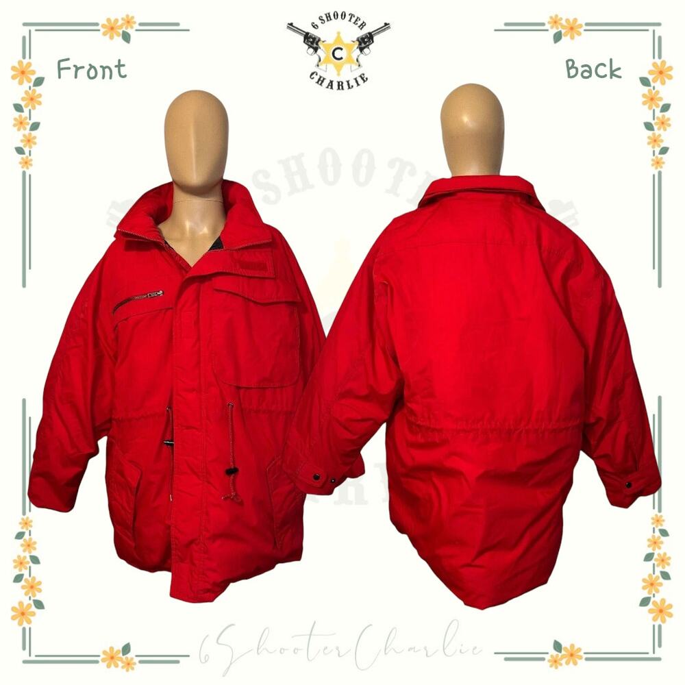 Vintage Yukon Trail Men’s Parka Jacket Size XL Outdoor Down Filled Insulation